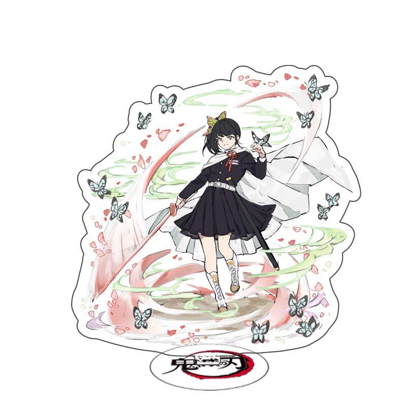 Demon Slayer Anime Acrylic Stand Kimetsu No Yaiba Kamado Tanjirou Hashira Giyuu Action Figure Desk Model Toy