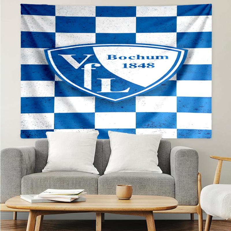 Bochum 1848 Football Club Tapestry, Unique Design Tapestry, Suitable for Bedroom,Livingroom, Playroom,Heartwarming Fan Holiday Gifts