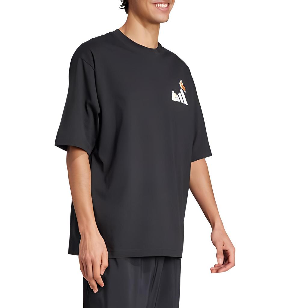 adidas SS25 T Shirt Unisex Black JZ3263