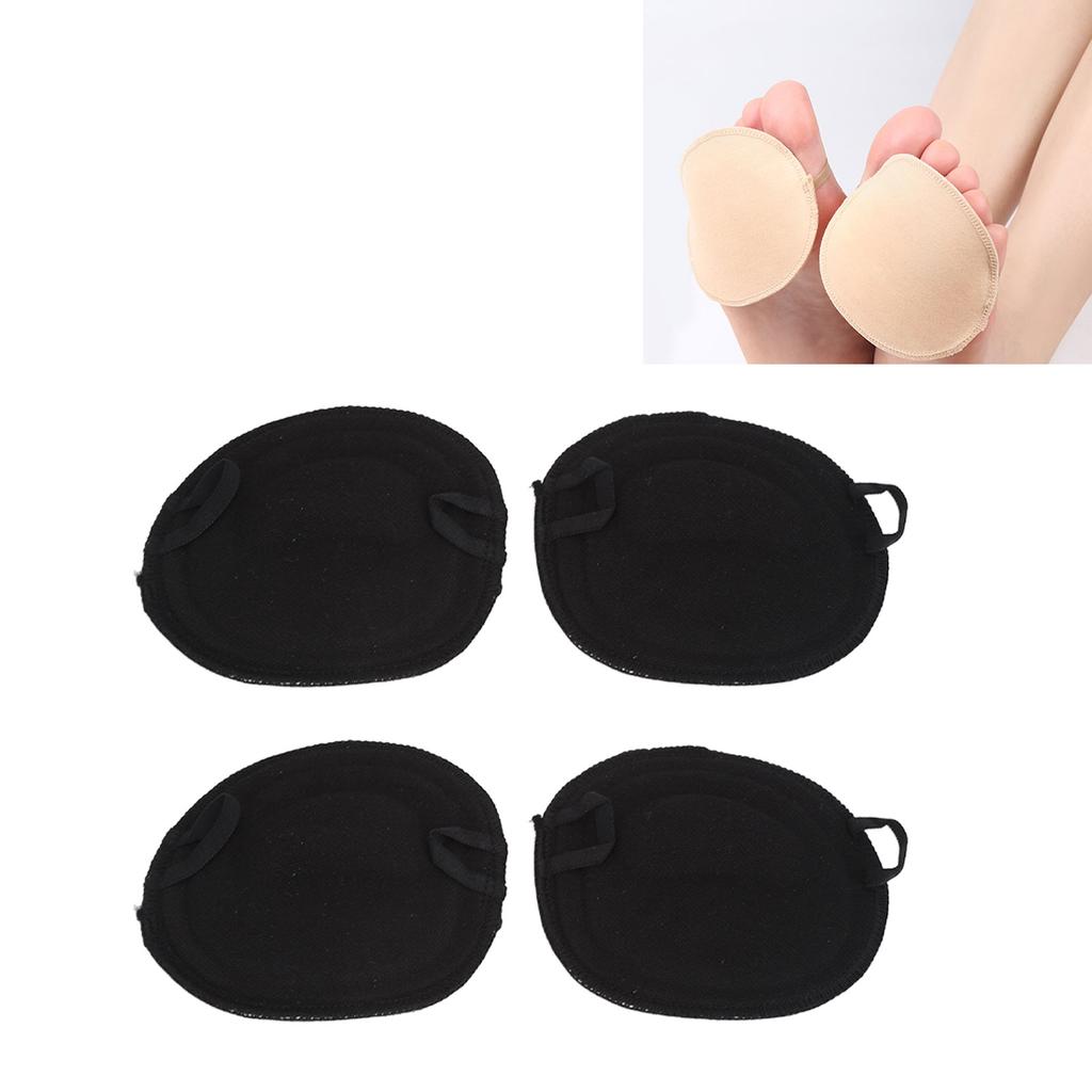 2 Pair of Half Forefoot Pads High Heels   Socks Pads Corrective Toe Socks Foot Cushion Pad