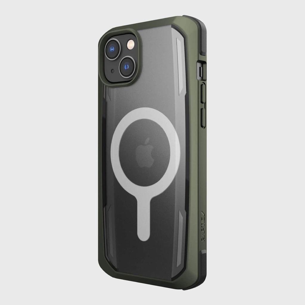 Raptic X-Doria Secure Case Iphone 14 Plus Case With Magsafe Armored Cover Green