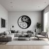 Metal Yin Yang Sun Moon Art Sculpture Home Decor
