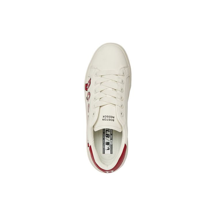 MLB Chunky Classic Bequeme Vielseitige Low-Top Sneaker Unisex Sneaker Weiß Rot 3ASXXP12N-43RDS