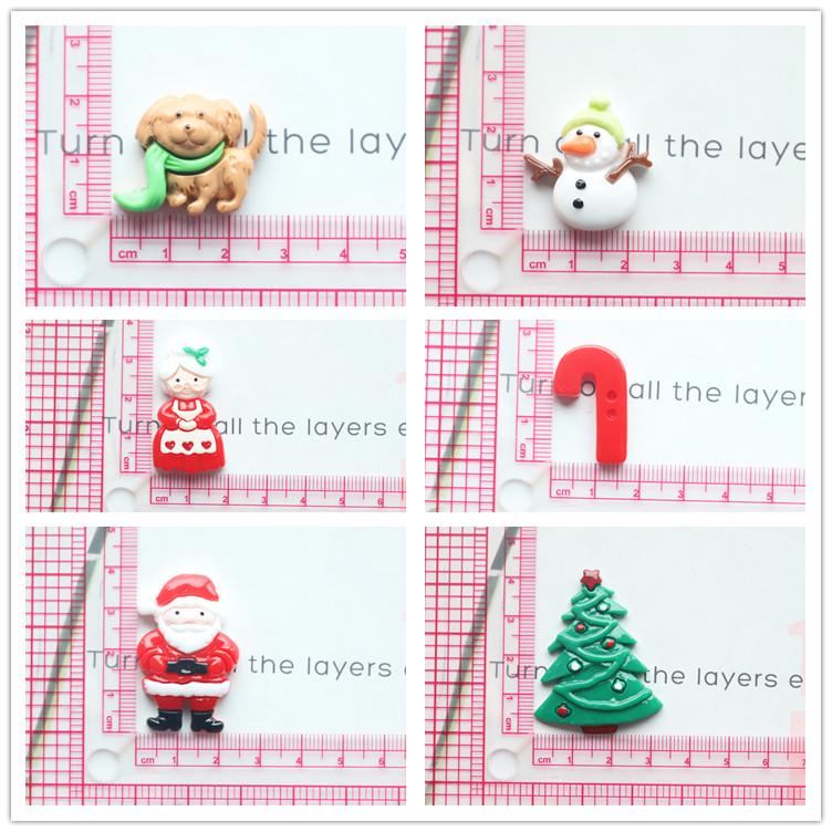 2025 DIY Christmas Tree Resin Accessories: Santa Claus Ornament, Phone Case, Jewelry Patches