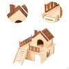 Wood Hamster Out Small Animal Activity Toy Pet Supplies Hut Habitat for Syrian Hamsters