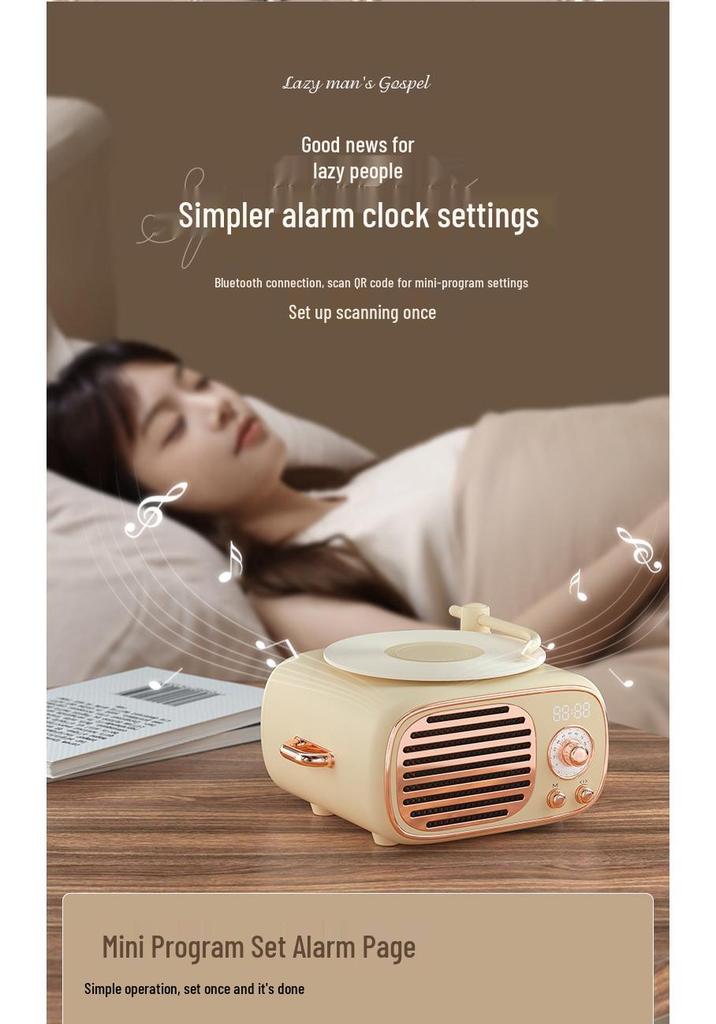 Portable Bluetooth Mini Speaker: High-Quality Sound, Long Battery Life, Ideal for Home & Travel.