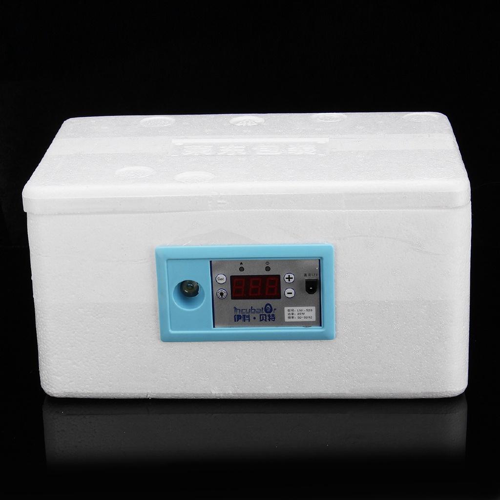 Automatisk Temperaturkontroll Digital Vattenbädds Inkubator Kycklingkläckare DC12V