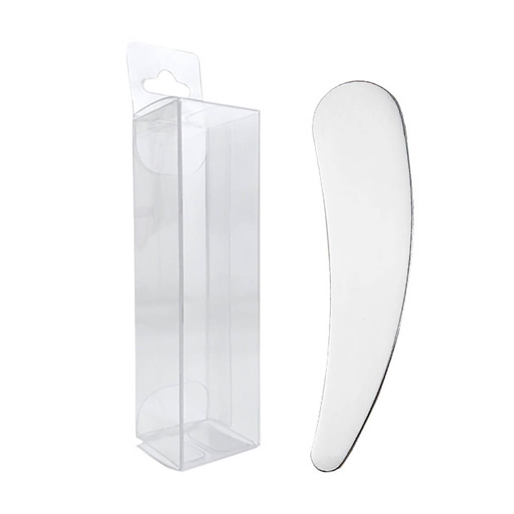 1 Piece Stainless Steel Skincare Spatula Reusable Lotion Cream Applicator for Makeup Eye Cream Sampling Mixing Beauty Tools