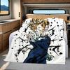 1 Stück Vegito Aufdruck Flanelldecke, Hohe Qualität für alle Jahreszeiten, Heimdekoration, Wärme und Komfort, Perfekt für Weihnachtsgeschenke