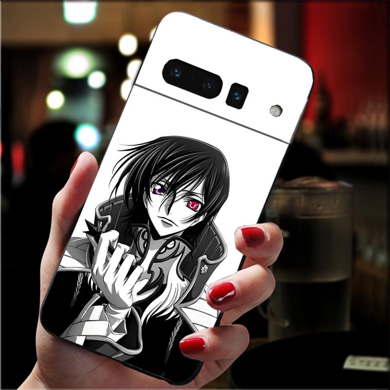 For Google Pixel 10 9 Pro XL Silicone Phone Soft Case For Google Pixel 9A 8A 7A 6A 5 Cover Shell Code Geass Cc Lelouch