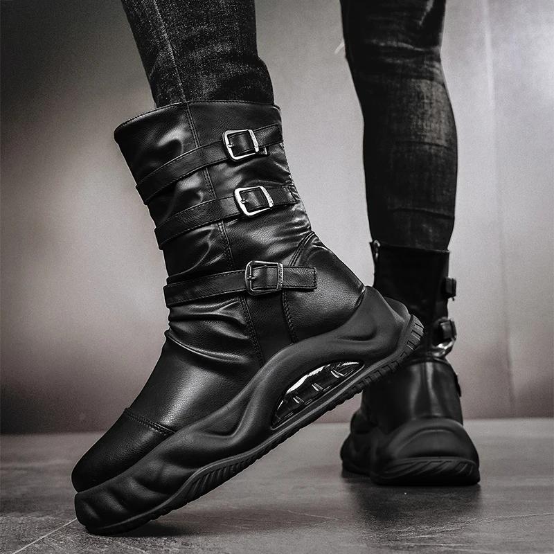 Mokasíny Zimní boty pro muže Kotníkové boty Ležérní tenisky Pánské tenisky Boty pro muže Neklouzavá Móda pro sport a volný čas Novinka