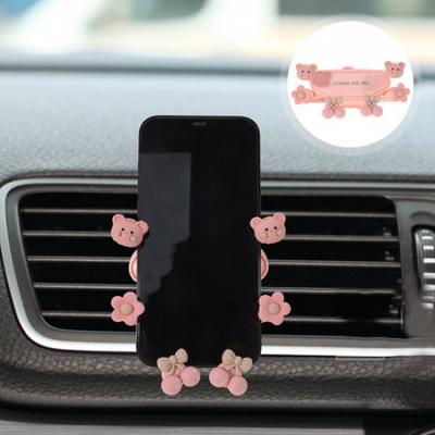 Car Air Vent Phone Holder Decorative Air Vent Phone Holder Reusable Cell Phone
