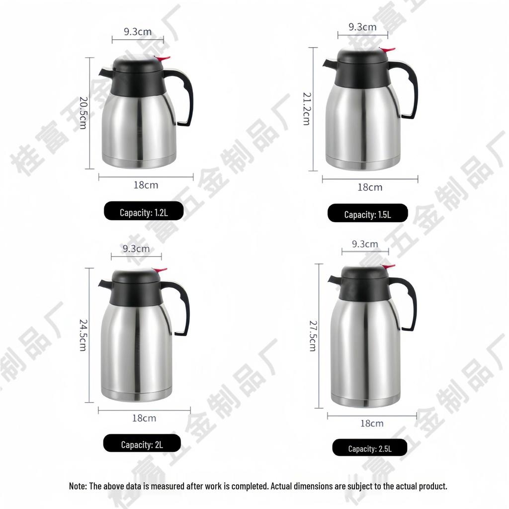 Stainless Steel Vacuum Flask Thermos - Double Layer, Easy-to-Carry Hot Water Bottle