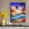 Diamond Painting Seaside Full Round Embroidery Landscape Mosaic Decor For Home 30x40cm/12x16inch