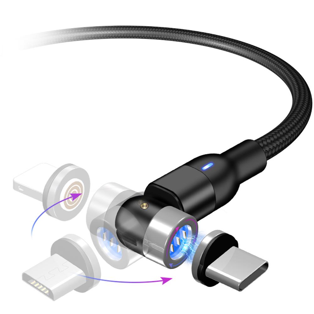 

3A быстрозарядный магнитный вращающийся кабель для передачи данных