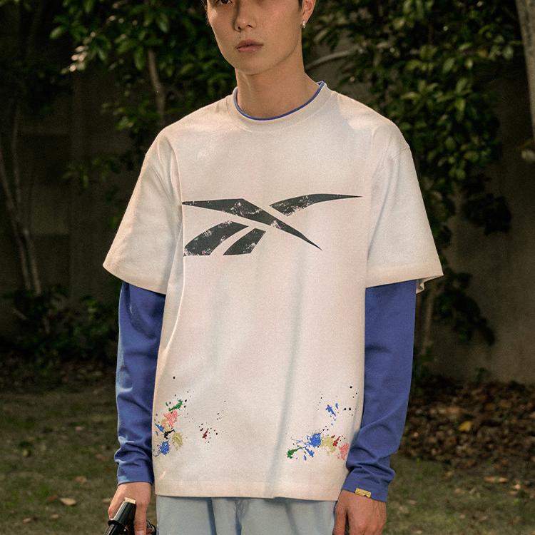 Reebok X Randomevent Loose Fashion Long Sleeve T-Shirt Unisex Tops White 24SRL501UGW0