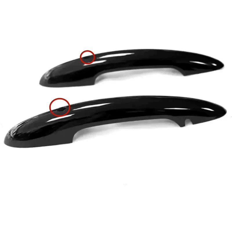 For MINI Cooper Countryman F Series F54 F55 F56 F57 F60 Carbon Fiber Black Car Door Handle Cover Sticker Styling Accessories