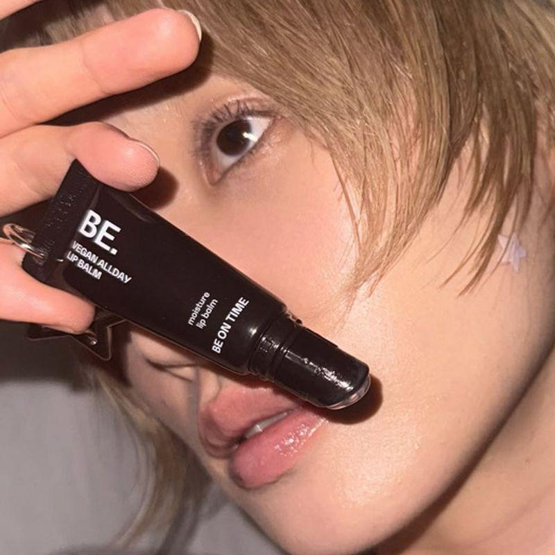 BE ON TIME Premium Black Edition Vegan All-Day Lip Balm Mini 5g Clear