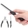 Tiernagelschere Trimmer mit Feile Krallenpflege Schneider Rutschfester Griff Edelstahl für Hunde Katzen