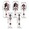 5Pcs 82 Degree Countersink Drill Bit Set Hex Shank 5 Flute for Metal Wood Hex Shank Countersink Bits