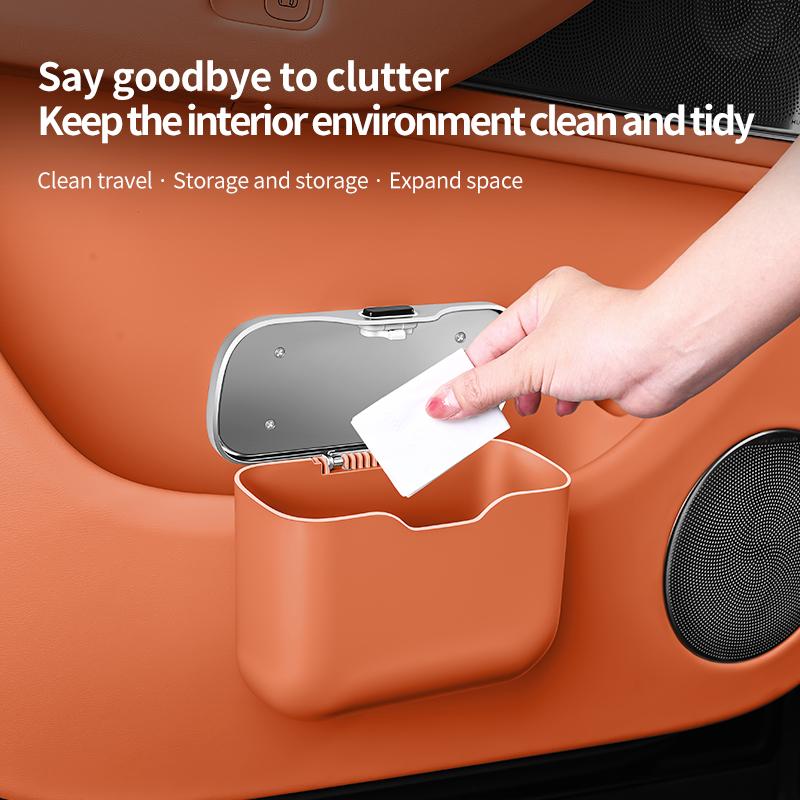 Car trash can multifunctional four season new hanging storage box car storage box interior decoration