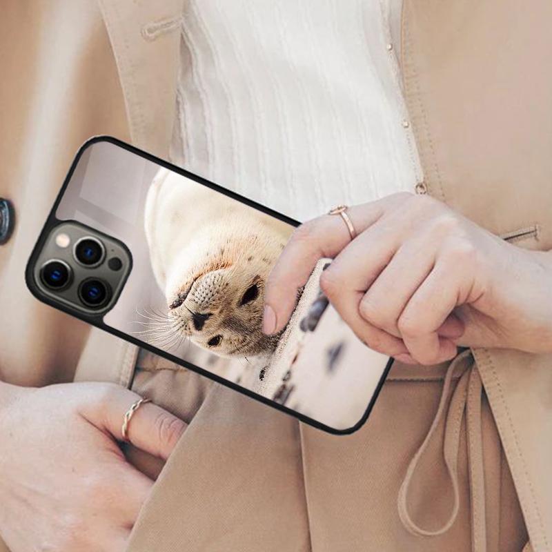 Chill Seal - Animals Cute Magnetic Phone Case For APPLE iPhone 17 Air 16 14 13 12 Pro Max 15 Plus Wireless Charge MagSafe Cover