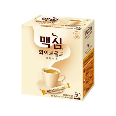 Maxim White Gold Korean Instant Coffee Mix Mild Smooth Coffee Sticks 50 Sticks 585g Value Pack