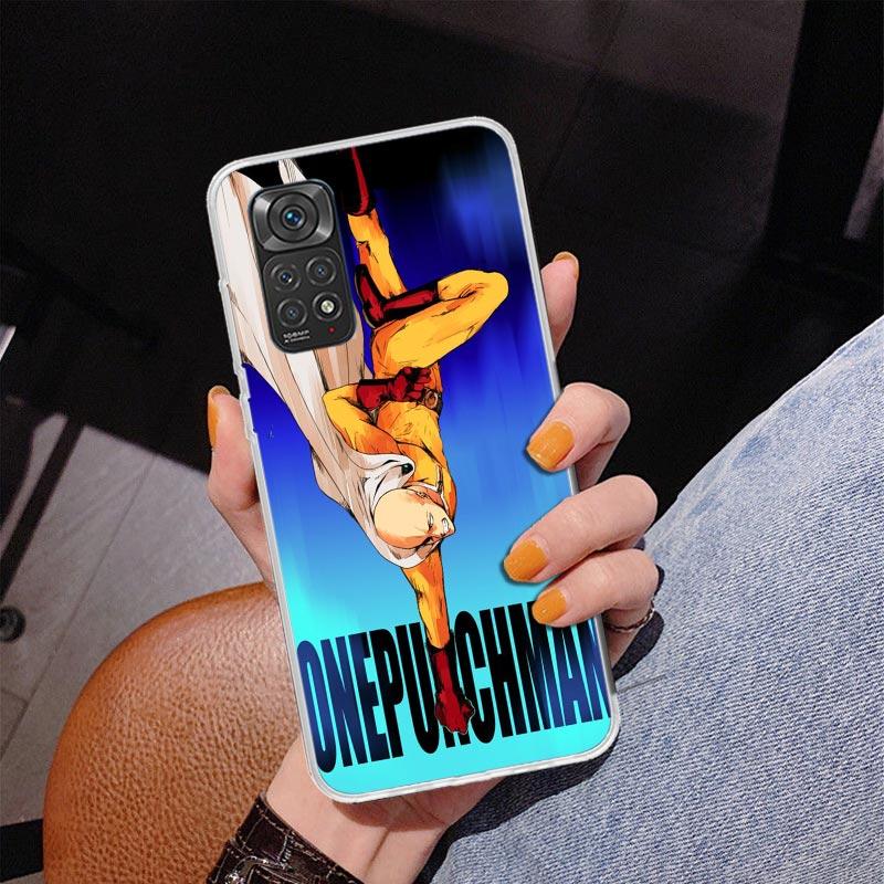One-Punch Man Anime Phone Case For Xiaomi Redmi Note 15 14 13 12S 12 11 Pro Plus 14S 11S 11E 10 10S 11T 5G Personalized Cover Re