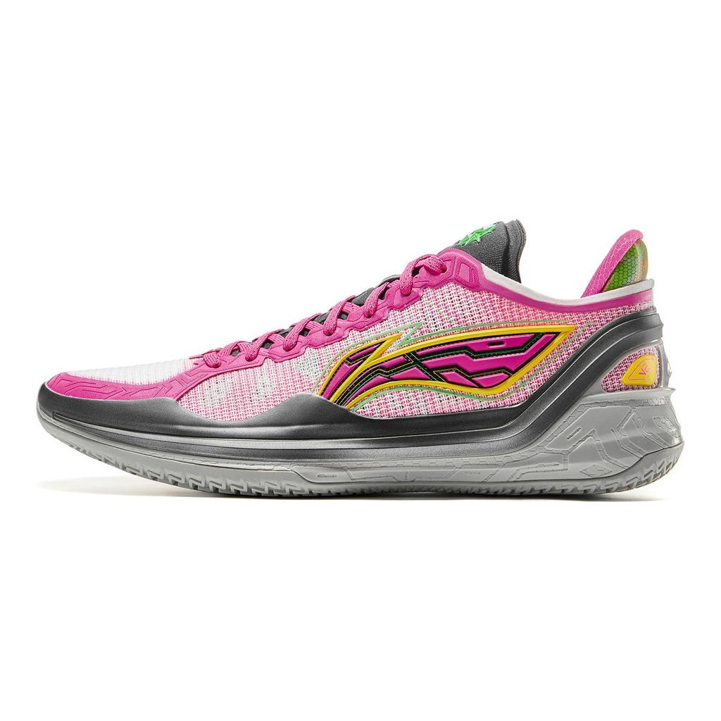 Li Ning Blade 4 V2 Αντικραδασμικά Αντιολισθητικά Ελαφριά Ανάκαμψη Χαμηλού Προφίλ Παπούτσια Μπάσκετ Επιδόσεων Ανδρικά Ροζ ABAU037-14