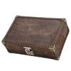 Vintage Crazy Horse Leather 8-Slot Watch Storage Box