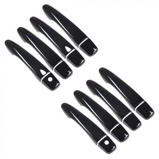 8Pcs For 2014- Nissan X-Trail Qashqai Rogue Exterior Door Handle Cover Trim