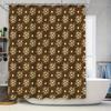 Decorative Sunflower Shower Curtain Bath Decor For Bathroom Solid Color With Flare Yellow Brown Pattern Fabric Waterproof Size 7