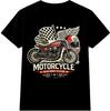 Vintage Motorcycle Racing Club T Shirt Retro Biker Motorbike Graphic Tee
