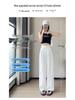 2026 Women's Tencel Linen High-Waisted Wide-Leg Pants: Thin, Sun-Protective, Casual Style