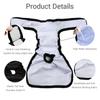3pcs Female Dog Diapers Washable Reusable Doggie Puppy Nappies Physiological Pants Cute Adjustable Pet Sanitary Panties Short