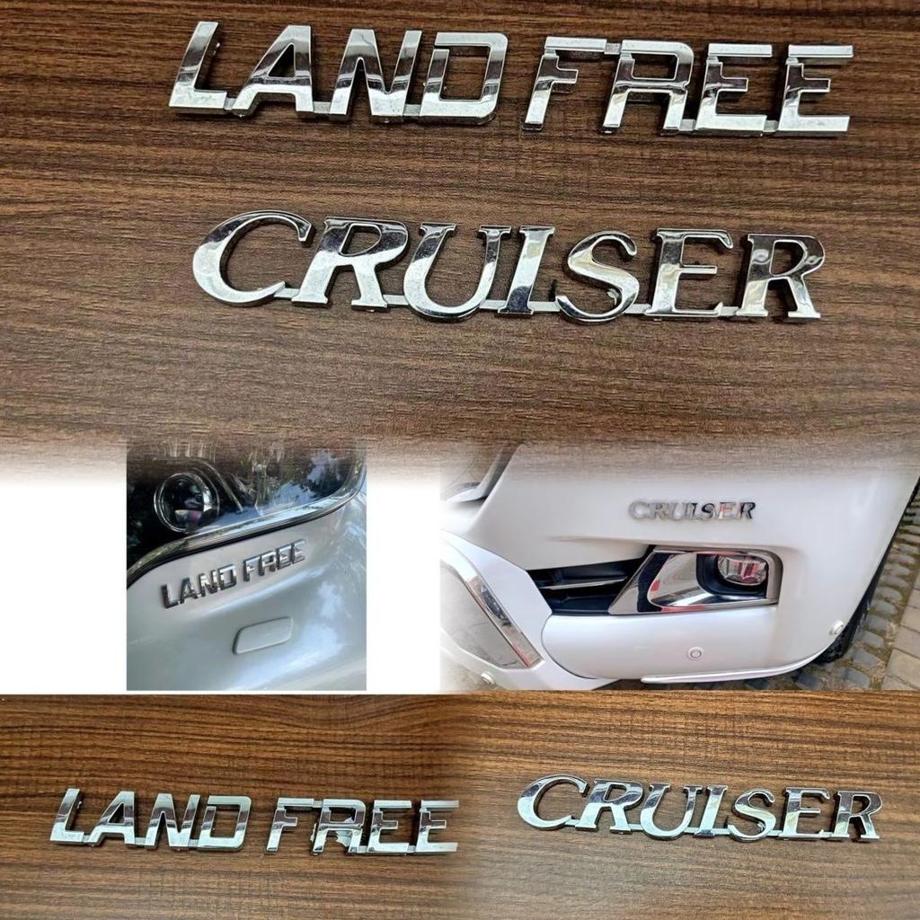 Applicable to Landcool Luze/Prado/Tule front bumper letter sticker, letter car label sticker personalized modification