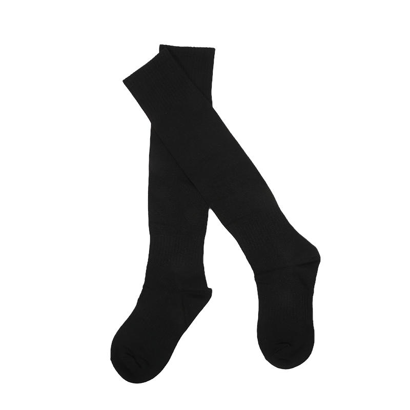 

Средний размер футбольные тренировочные чулки до колена тонкие дышащие профессиональные спортивные носки Adults чёрный