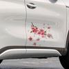 Mdikawe Autoaufkleber für Fenster, Kirschblütenaufkleber für Autos, Reflektierende Kirschblütenaufkleber für Autos