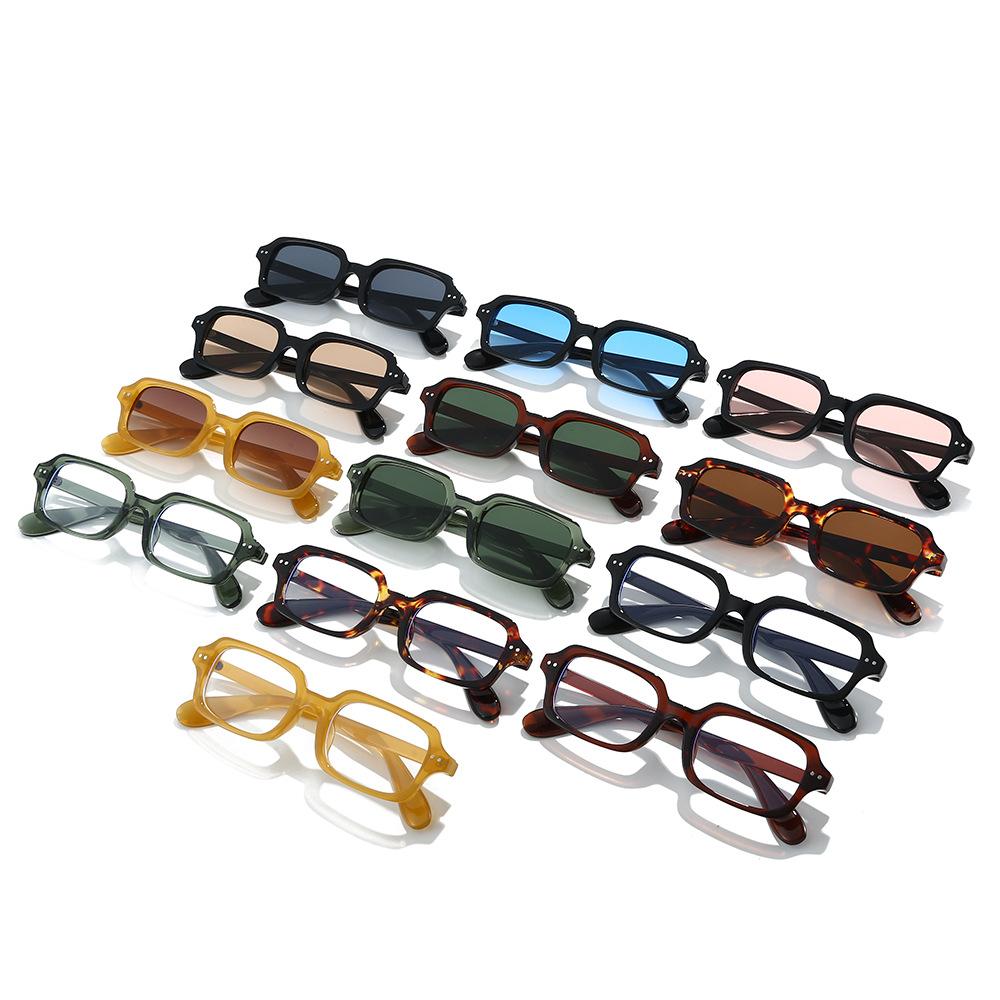 Summer Square-frame UV400 Sunglasses, Perfect for Travel Outfits, Lightweight Eyewear for Both Men and Women
