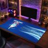Erling Haaland Custom Large Mouse Pad, Personalized Name Text Print, Football Logo Non‑Slip Desk Mat Gaming Gift