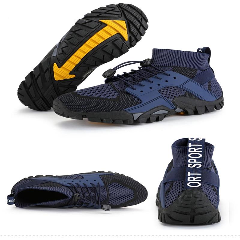 Мужская походная обувь Кроссовки для бега по пересеченной местности Стильные нескользящие — фото 4