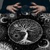 Tarot Card Tablecloth Pagan Spiritual Astrology Cards Pad Divination Altar Cloth