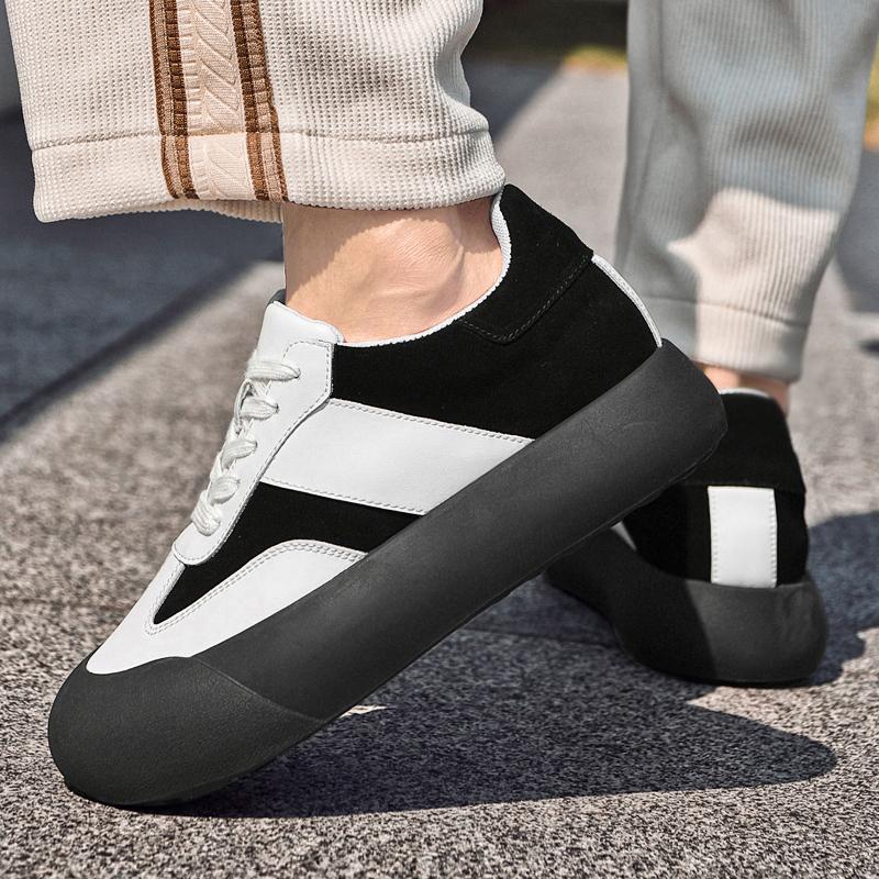 Brand Lace Up Men&Women's Casual Sneakers Thick Platform Lift Shoes Outdoor Walking Elevator Shoes 7cm Height Increase