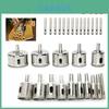 Premium 30pcs Diamond Holesaw Set For Precise Drilling In Glass And Tile
