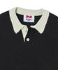 BEYOND CLOSET [Collection Line] Fuzzy Archive Rugby Knit Black