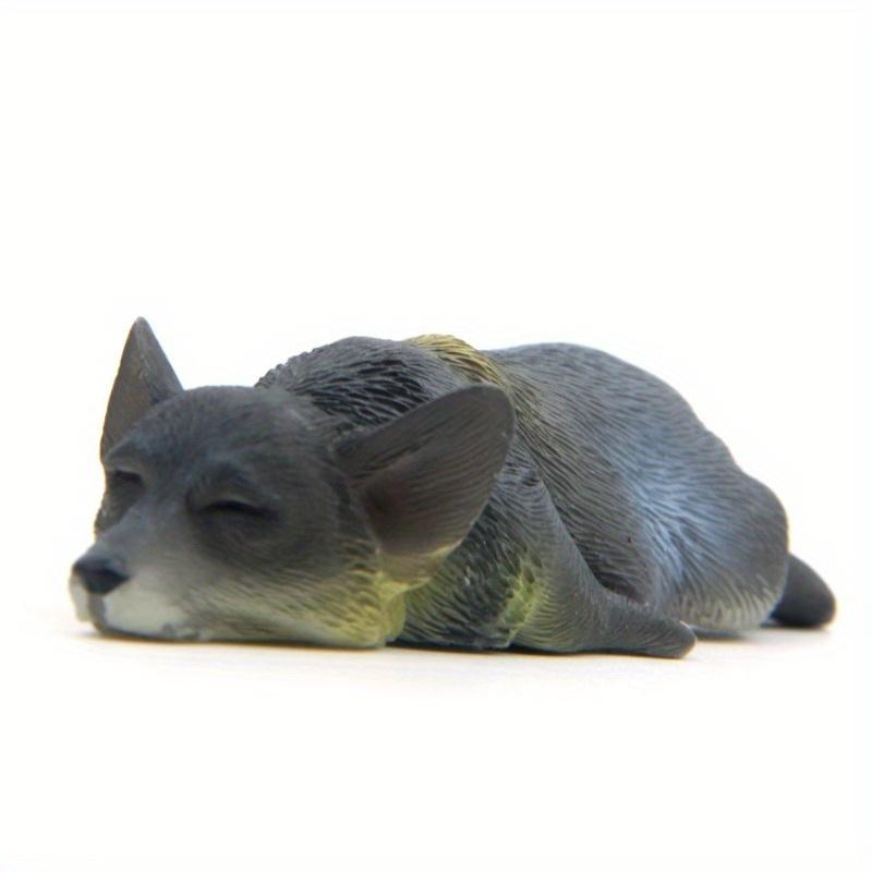 

1 шт. Сонная серия Модель корги Акита Собака Украшение для автомобиля (с противоскользящим ковриком), для украшения салона автомобиля 1