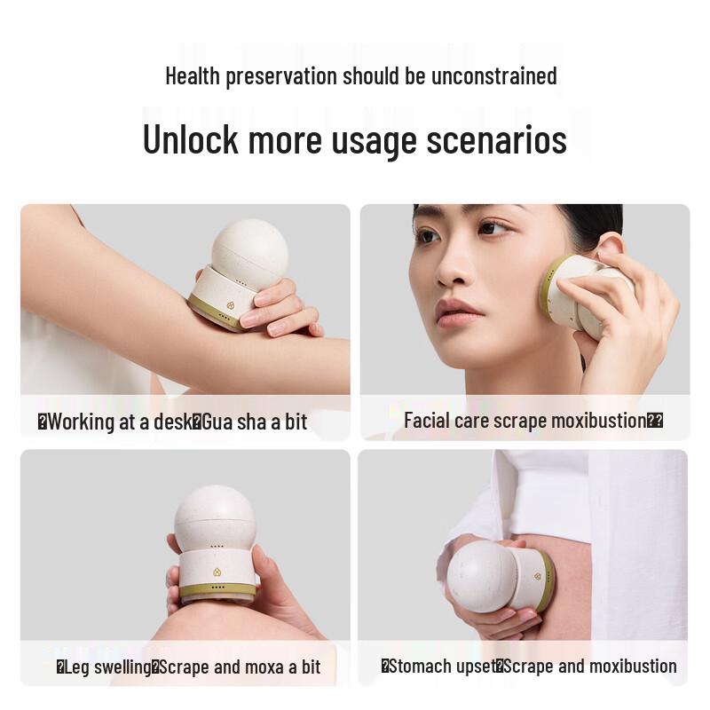 Ai Xiu Tang Smart Jade Bianstone Portable Moxibustion Device CN plug (adapter included)