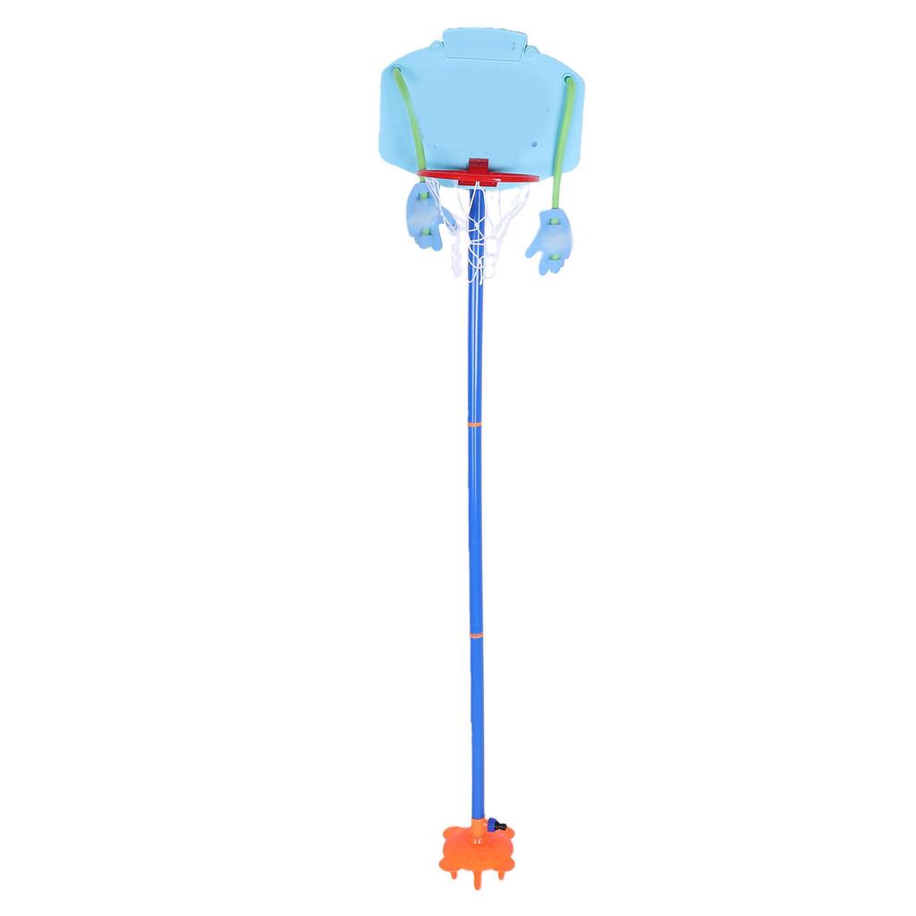 Water Sprinkler for Kids Outdoor Play Rotating Water Sprayer Toy for Backyard Garden Basketball Loop Backboard