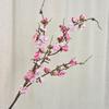 Artificial Cherry Blossom Branches 34.6 Inch Faux Plum Blossom Realistic Flower Arrangement for DIY Home Wedding Party Decor
