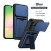 KEYSION Porte-cartes Sac Étui pour Téléphone pour Samsung Galaxy A57 5G A37 A27 A17 5G Protection Coulissante pour Appareil Photo Support Coque antichoc